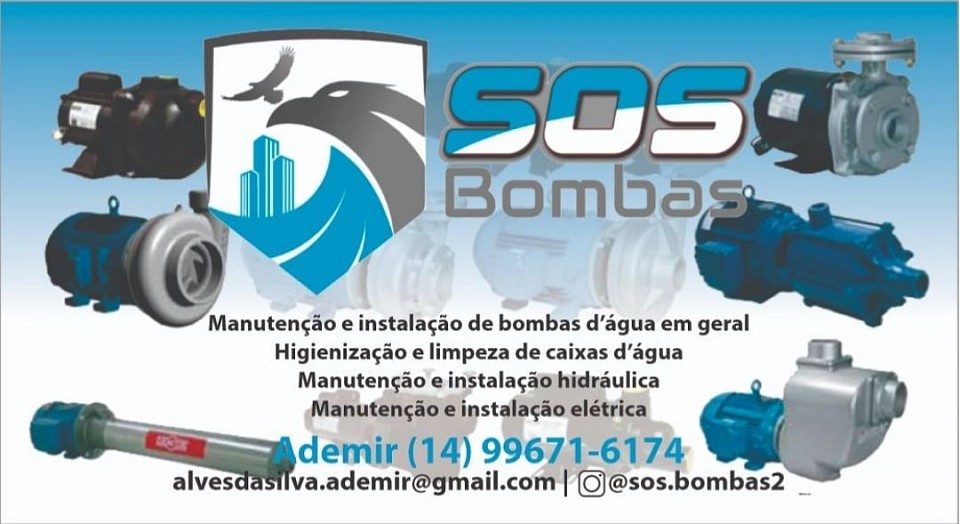 Prestação de serviço manutenção e instalação em bombas de água